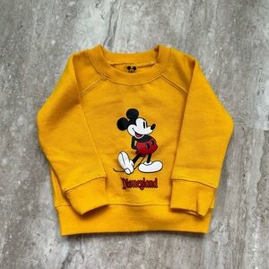 Disney Baby Golden Mickey Mouse Sweatshirt